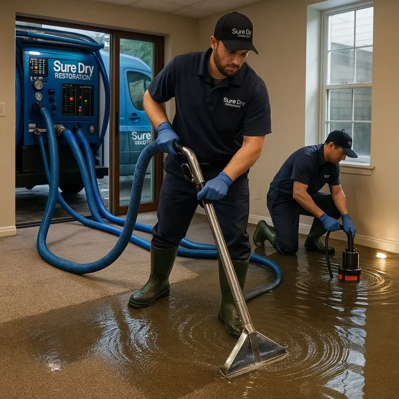 Water Extraction and Removal process in Clinton, NJ